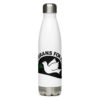 VFP Logo Stainless Steel Water Bottle (black on white)