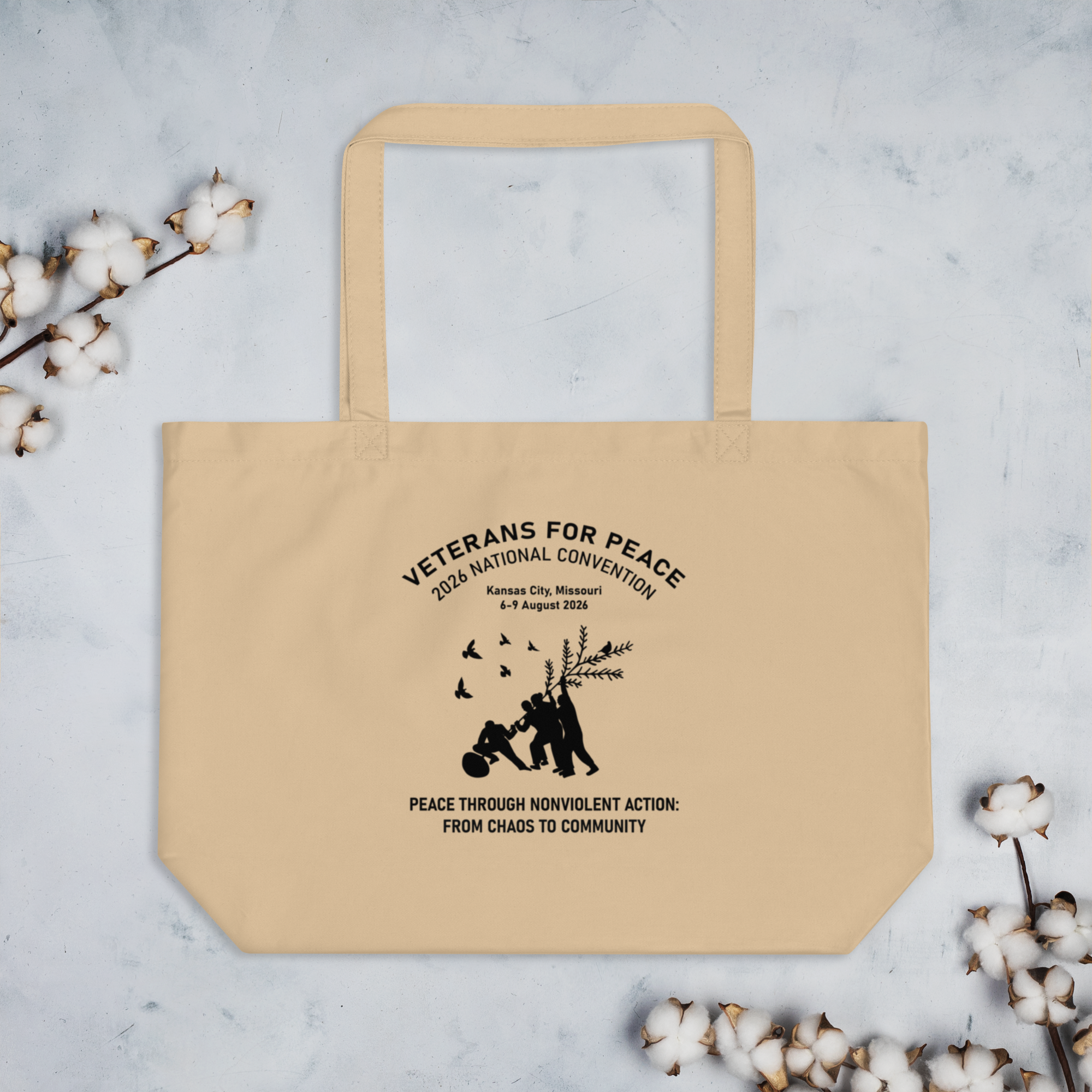 2026 Convention Logo - Large organic tote bag - Image 2